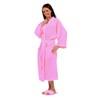 BY LORA Unisex Waffle Kimono Spa Robe – Lightweight, Breathable
