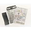 Crystal Pilot Aluminum IFR Kneeboard AND VFR and IFR Placard