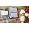 Recipe Binder, 8.5" x 9.5" 3 Ring Binder Organizer Set