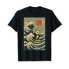 Panda Surfing Japanese T-Shirt