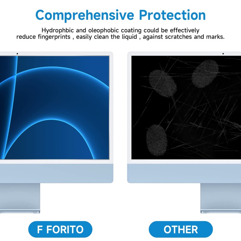 F FORITO 2-Pack Compatible with iMac 24 inch Anti Glare