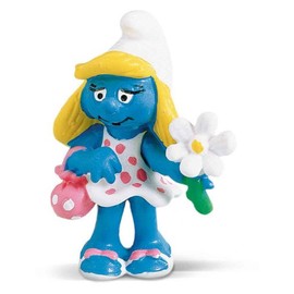 Schleich North America Smurfette with Flower