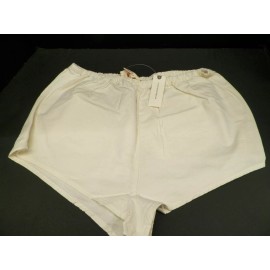 Anthropologie By Anthropologie Linen Tap Shorts Cheeky Ivory High Waisted Size Medium