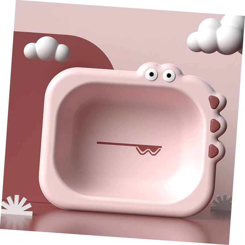 BESPORTBLE 2pcs Cartoon Wash Basins Portable Newborn Foot Face Tubs