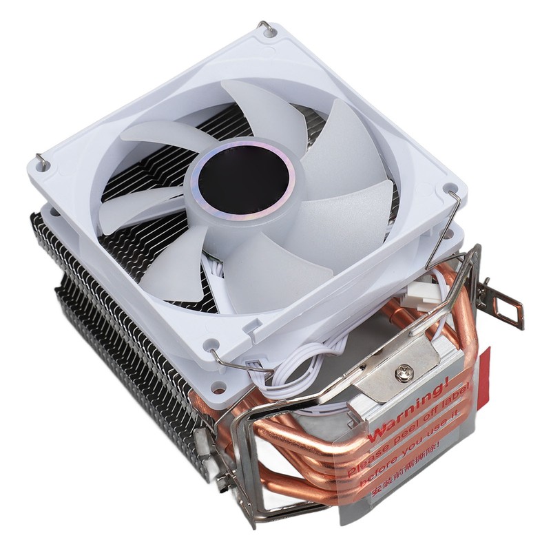 CPU Air Cooler 3.5in 4 Heat Pipes 3pin 12VDC 48CFM