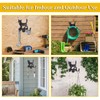 OwnMy Cast Iron Cat Key Holder Decorative Wall Coat Hooks