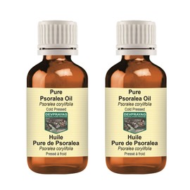 Devprayag Pure Psoralea Oil (Psoralea corylifolia) Natural Therapeutic Grade Cold Pressed (Pack of Two) 100ml X 2 (6.76 oz)