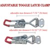 Accessbuy Toggle Clamp Latch 4001 Style,150Kg 330Lbs Holding Capacity Toggle