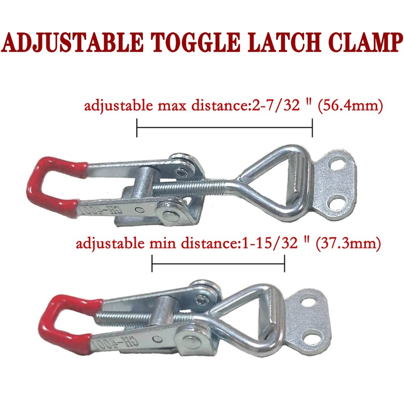 Accessbuy Toggle Clamp Latch 4001 Style,150Kg 330Lbs Holding Capacity Toggle