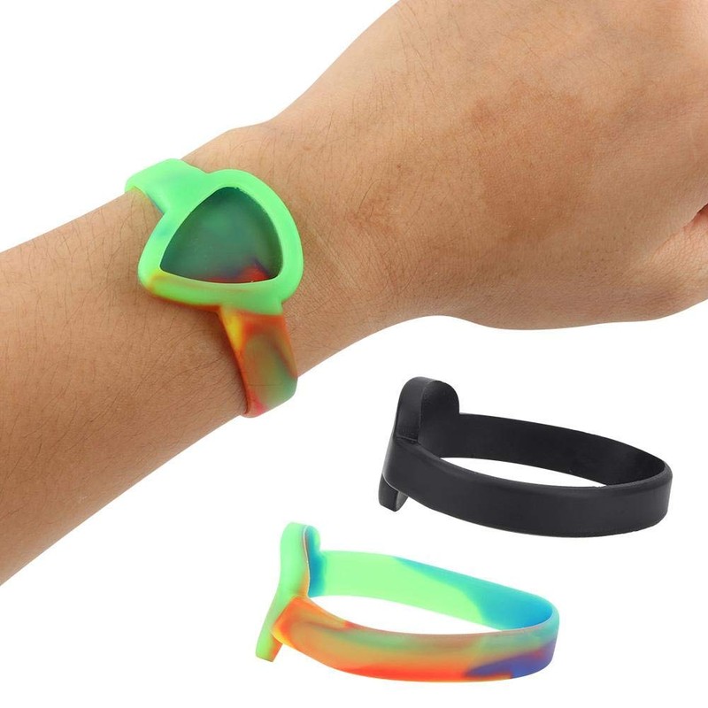 RiToEasysports Guitar Plectrum Bracelet, Plectrum Holder, Plectrum Bracelet (Multi-Colour)