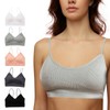 Alyce Athletics - Brasier deportivo para mujer, paquete de 4,