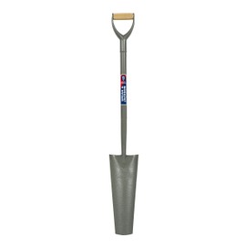"Spear & Jackson 2154HK 16" Tubular Steel Draining Shovel", gray