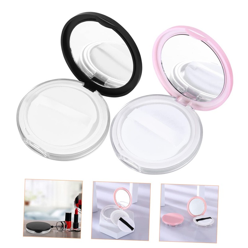 OHPHCALL Loose Powder Puff Storage Box with 5g Powder Puff