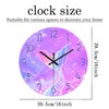 Decorative Clock for Living Room - Girls Pink Wall Clocks