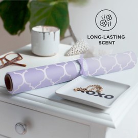 Merriton Scented Drawer Liners for Dresser Fragrant Paper Liner for Drawers Cabinet Shelf Linen Closet and Kitchen Scent Liners Non Adhesive (French Lavender)