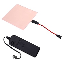 Ygmylandbb OLED Lighting Panel, EL Panel, EL Lighting, EL Sheet, 3V, 3.9 x 3.9 x 3.9 inches (10 x 10 cm), Includes Power Supply Unit, Brightness, For Christmas, Parties, Decorations, Weddings, Pubs,