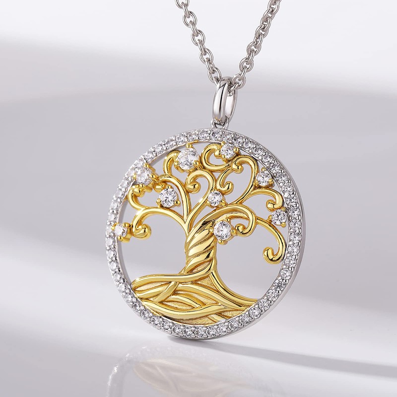 Tree of Life Necklace for Women Silver Necklace for Women