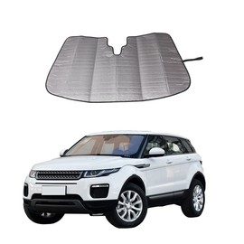 Windshield Sunshade Car Foldable UV Ray Reflector Front Window&Full-Window Glass Sun Shade for Land Rover Range Rover Evoque 2012-2018 Window Sun Protector (Front Glass Sunshade)