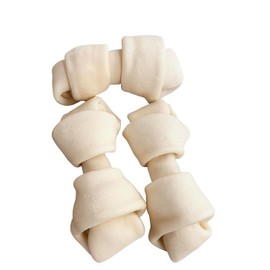 Huesos de Carnaza Natural para Perro 2-3(5-7 cm) 75 Piezas, Alto en Proteína, 4% Grasa Cruda, 78% Proteína