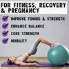 Live Infinitely Exercise Ball (55cm-95cm) Extra Thick Professional Grade Balance