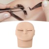 Lash Mannequin Head Reusable Soft Touch Rubber Replaced Eyelids Mannequin