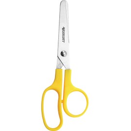 Wescott Value Kids Scissors, Blunt, 5", Assorted Colors