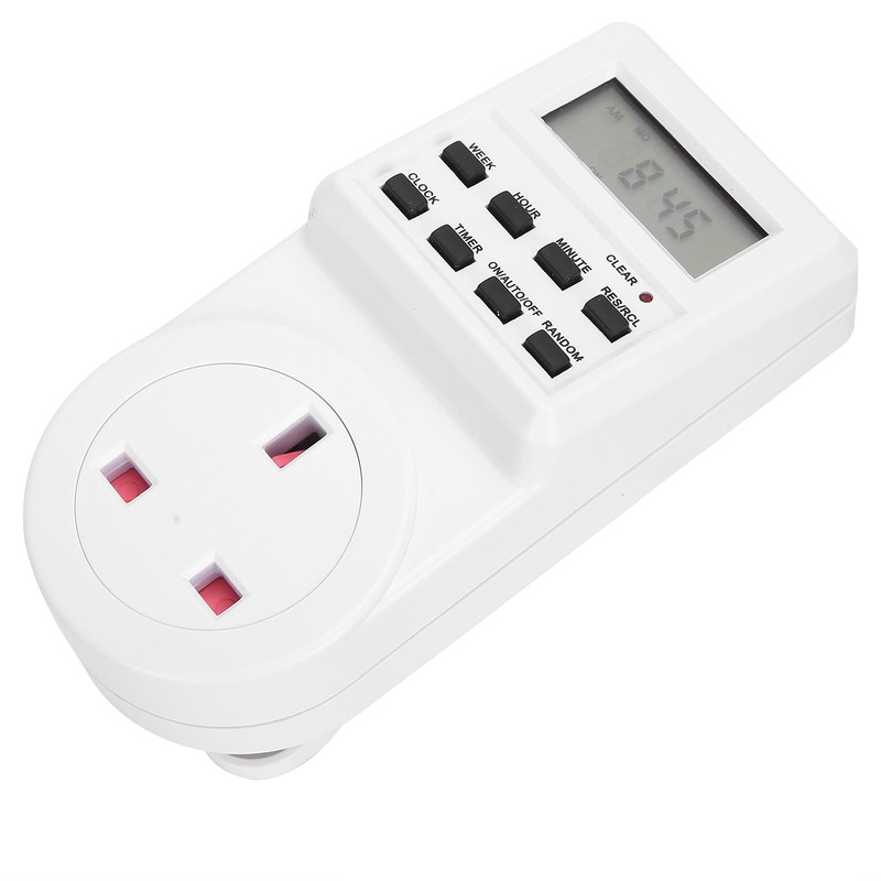Timer Switch Plug Intelligent Programmable Outlet Timer Socket for Electrical