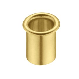 Gedotec Brass Ventilation Ring Round Cable Guide Desk – LION | Polished Brass Cable Outlet | Cable Box Drill Diameter 12 mm | Cable Guide for Push-in | 1 Piece - Ring Passage for Furniture