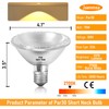 Jaenmsa Par30 75W Short Neck Halogen Flood Light Bulbs 120V,
