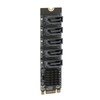 Convert Adapter Card M.2 NGFF BKEY SATA to 5 Port
