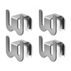 4 Pack No-Drill RV Shoe Rack - Over Door/Wall-Mounted Shelf,