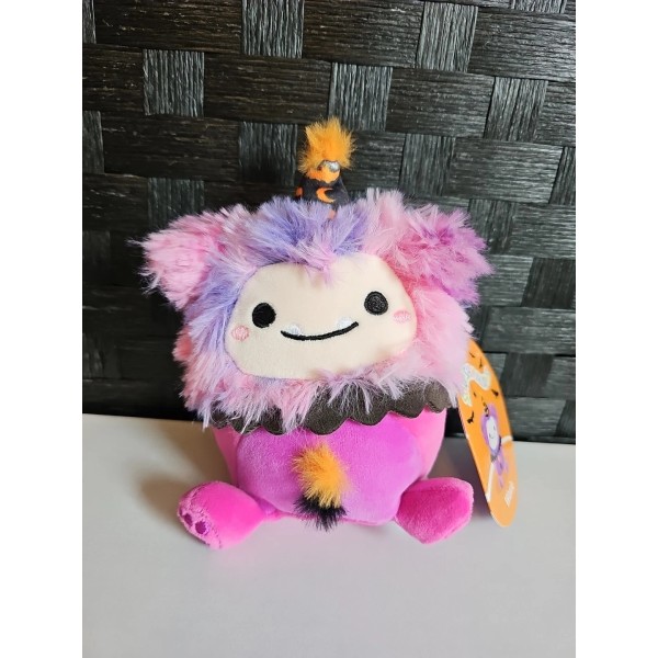 Squishmallows Woxie the Bigfoot Halloween Clown 4” NEW WITH TAG