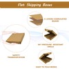 AKAR Brown Mini C7/A7 Large Letter Size Box, 101x101x20mm -