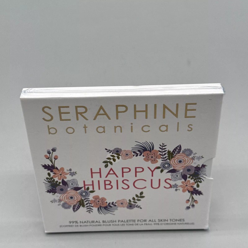 Blush Seraphine Botanicals Happy Hibiscus Luminizer & Blush Palette Vegan