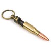 Retro Military Bullet Bottle Opener, .308 Winchester Design, Brass Keyring,
