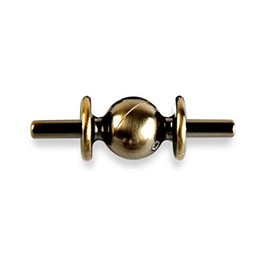 A&F Rod Decor - Adjustable Curtain Rod Corner Connector, 13/16 inch diameter, Antique Brass