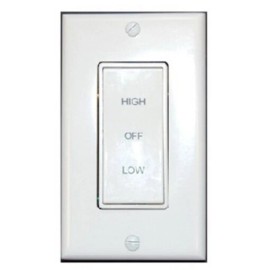 Air Vent 58030 2SPD Wall Switch, 1-(Pack), White