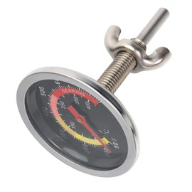 LIFKOME 1Pc Stainless Steel BBQ Oven Thermometer High Accuracy Cooking Thermometer for Grill Baking Dial Food Thermometer for Family Use Kitchen