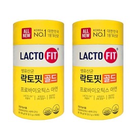 Chong Kun Dang Health Lacto Fit Raw Lactobacillus Gold 2g 50 sachets 2 cans HIS Chong Kun Dang Health Lacto Fit Raw Lactobacillus / 종근당건강 락토핏 생유산균 골드 2g50포2통 HIS 종근당건강 락토핏 생유산
