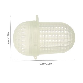 BESPORTBLE 50pcs Fishing Bait Cage Trap Multi-Functional Feeder Basket for Crawfish Minnow Shrimp Crab Bucket Integrated Lure Cup for Efficient Fishing