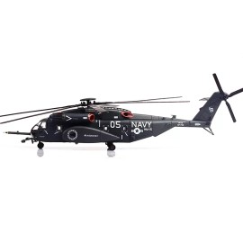 DCD Sikorsky MH-53E Sea Dragon Helicopter 1/72 Scale Dark Gray Diecast Model with Tail Number 05 United States Navy Blackhawks