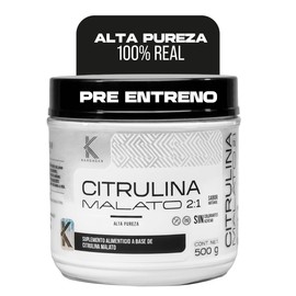 L Citrulina Malato 2 1 500g Pre Entreno Potenciador Oxido Nítrico en Polvo