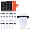 A-Premium 30PCS Nylon Bumper & Tail Lamp Screw Grommet Clip