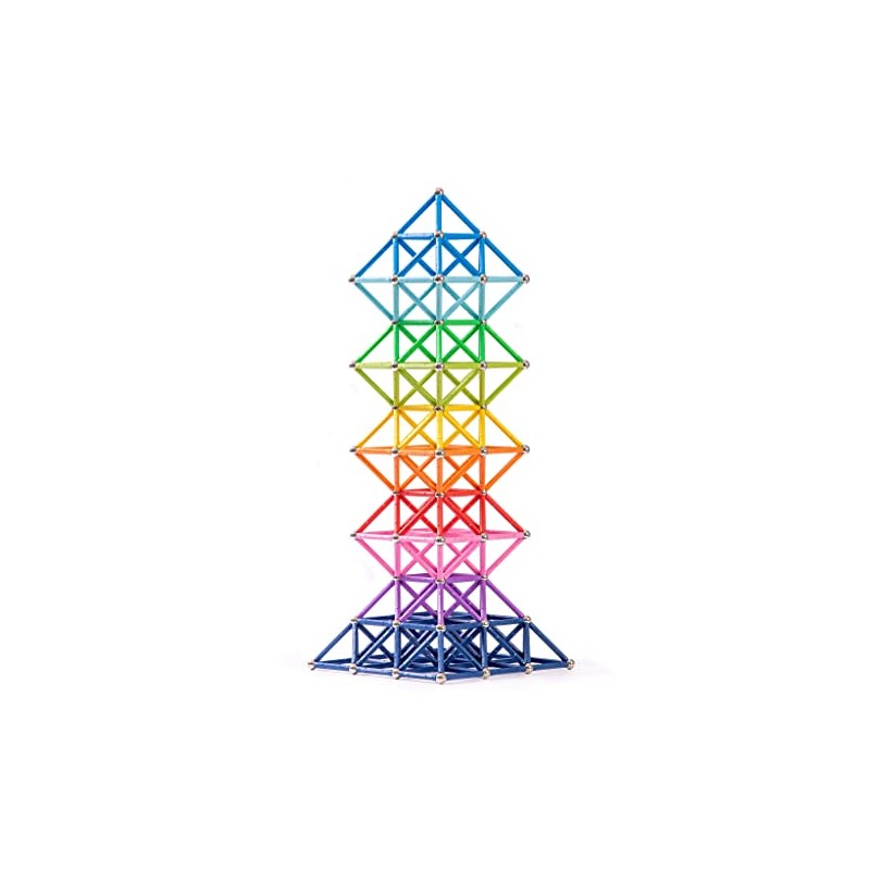 BANBBY 145pcs magnetic building sets 2.28 inch (10 Colors)