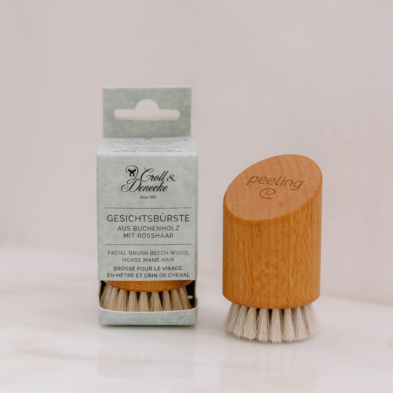 Croll & Denecke Face brush for dry brushing, exfoliating brush