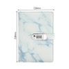 POWERTOOL Password Lock Journal Notebook, 1pc PU Password Notebook A5