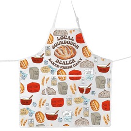 MYSOMY Sourdough Bread Apron Sourdough Baking Apron Sourdough Lover Apron Sourdough Mama Gifts Local Sourdough Dealer Apron (LOCAL SOURDOUGH UK1)