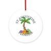 CafePress Summer St. Augustine Florida Round 4" MDF Holiday Ornament