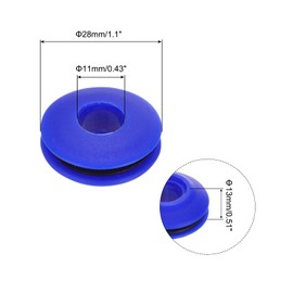 QUARKZMAN Pack of 30 Plastic Eyelets Set for Tarpaulins, Plastic Eyelets Rustproof for Trucks, Tarpaulin, Textile Curtains, Tents, Pool Tarpaulin, Awnings, Banner Awn