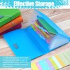 Pack of 4 Expanding Folders, A6 Index Card Box, A6